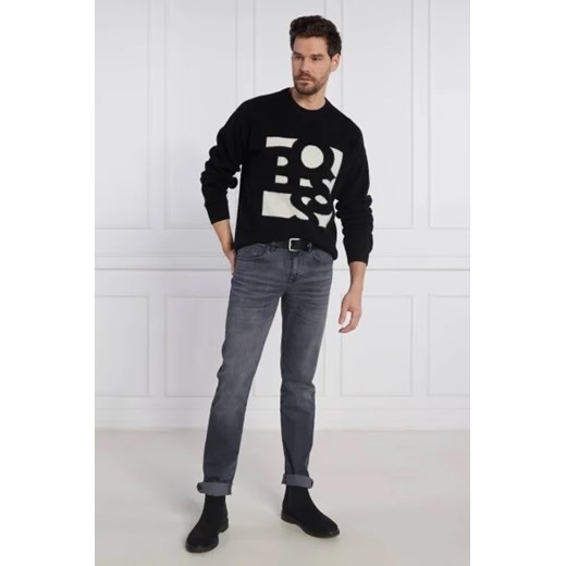 BOSS BLACK Wełniany sweter Loskar | Regular Fit | z dodatkiem kaszmiru S okazyjna cena Gomez Fashion Store