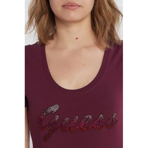 GUESS T-shirt SS RN SHINY | Regular Fit Guess S Gomez Fashion Store
