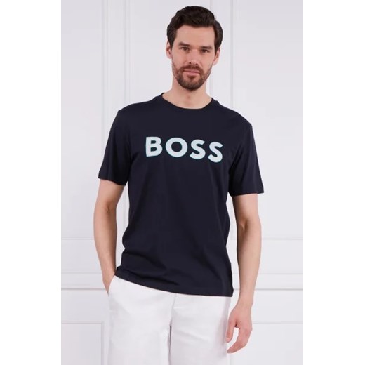 BOSS GREEN T-shirt | Regular Fit L promocja Gomez Fashion Store