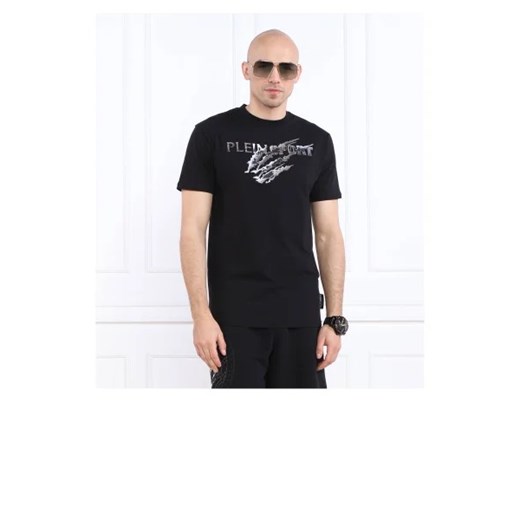 T-shirt męski Plein Sport z krótkim rękawem w stylu młodzieżowym