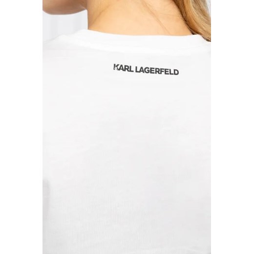 Karl Lagerfeld T-shirt | Regular Fit Karl Lagerfeld XS promocyjna cena Gomez Fashion Store