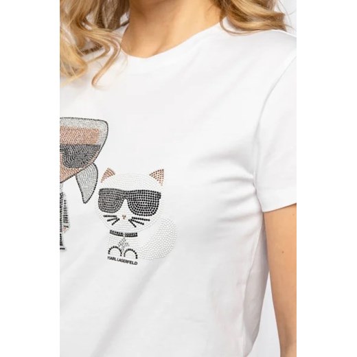Karl Lagerfeld T-shirt | Regular Fit Karl Lagerfeld XS Gomez Fashion Store promocyjna cena