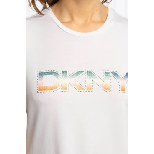 DKNY T-shirt | Regular Fit XS wyprzedaż Gomez Fashion Store