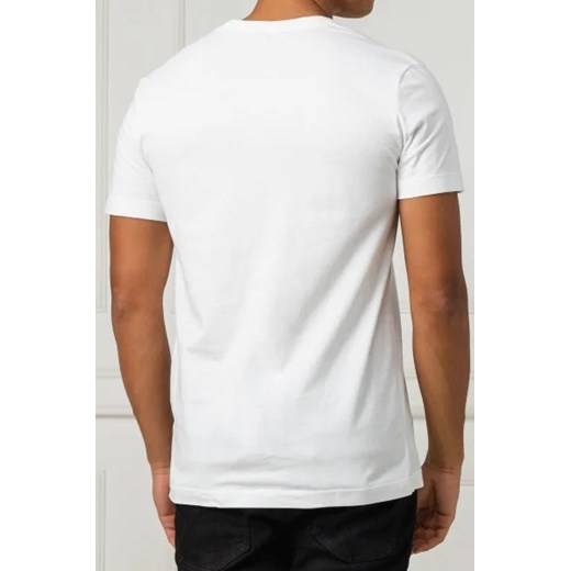 T-shirt męski Calvin Klein biały z krótkimi rękawami bawełniany
