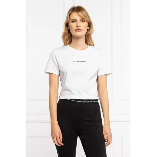 CALVIN KLEIN JEANS T-shirt MILANO | Cropped Fit L promocja Gomez Fashion Store
