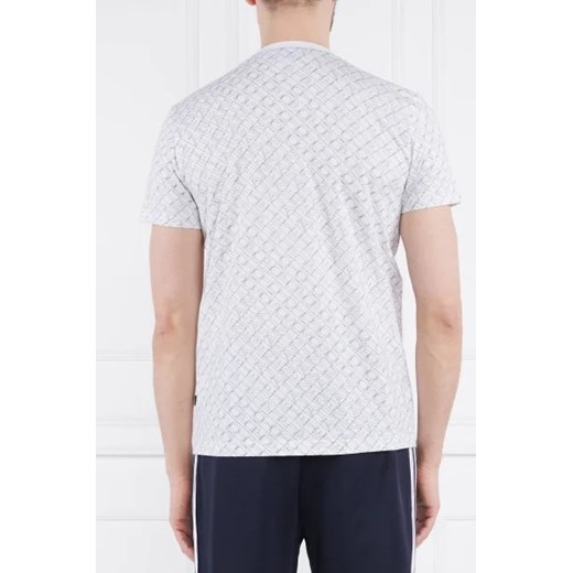 T-shirt męski Joop! biały w abstrakcyjne wzory 