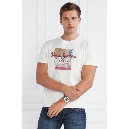 Pepe Jeans London T-shirt MELBOURNE TEE | Regular Fit XXL wyprzedaż Gomez Fashion Store