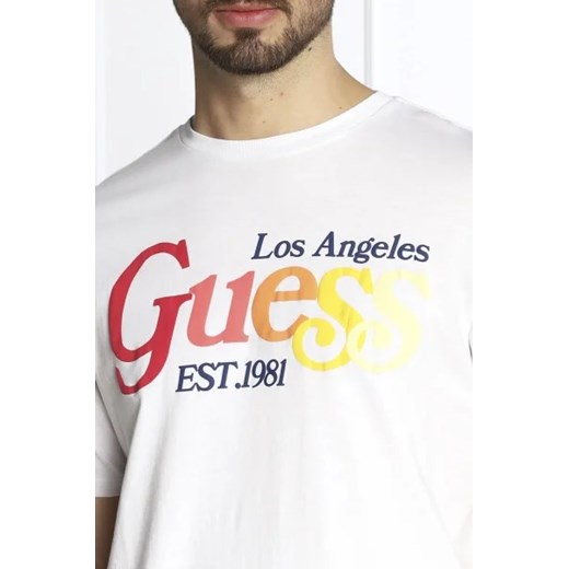 GUESS T-shirt RETRO LOGO | Regular Fit Guess XL okazja Gomez Fashion Store