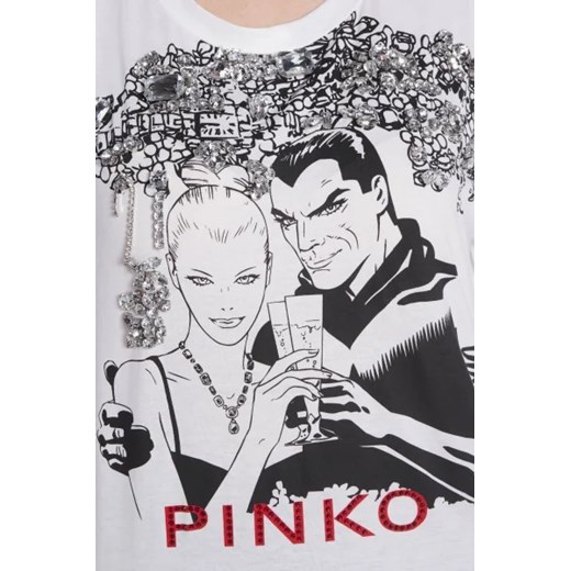 Pinko T-shirt PINKO X DIABOLIK FEDERICA | Regular Fit Pinko S okazja Gomez Fashion Store