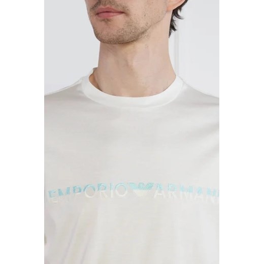 T-shirt męski biały Emporio Armani casual