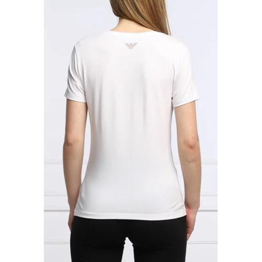 Bluzka damska Emporio Armani z okrągłym dekoltem casual 