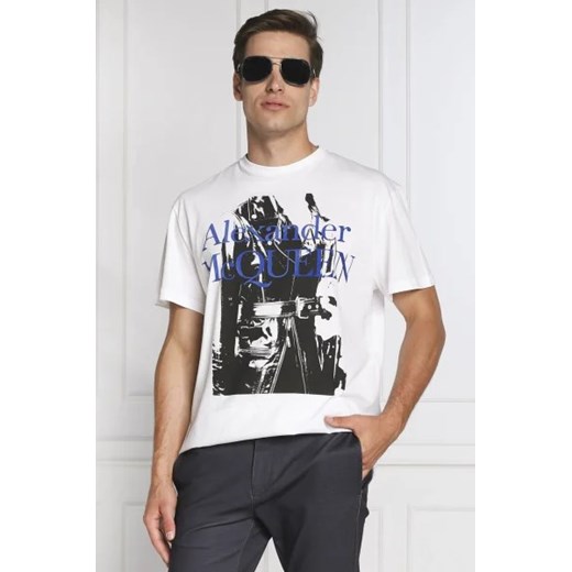 Alexander McQueen T-shirt | Regular Fit L wyprzedaż Gomez Fashion Store