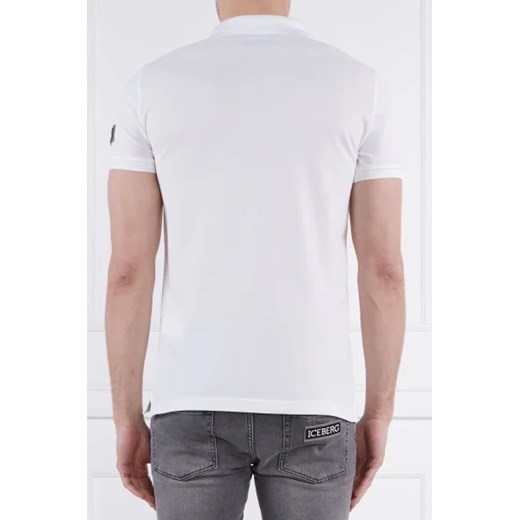 Iceberg t-shirt męski biały z krótkim rękawem 