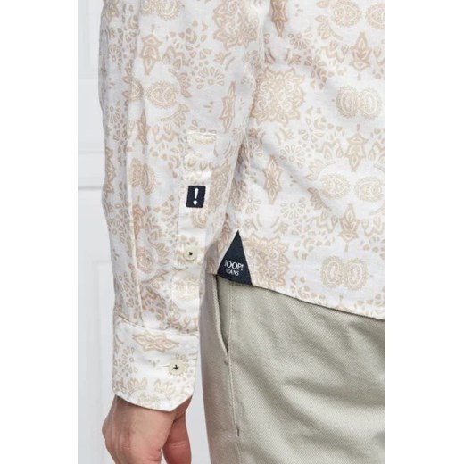 Koszula męska Joop! w abstrakcyjnym wzorze z długim rękawem z klasycznym kołnierzykiem z bawełny 