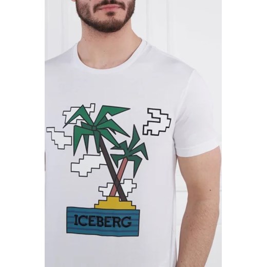 Iceberg T-shirt | Regular Fit Iceberg XL wyprzedaż Gomez Fashion Store
