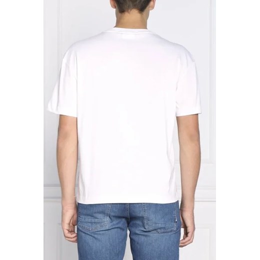 T-shirt męski Calvin Klein z bawełny z krótkim rękawem 
