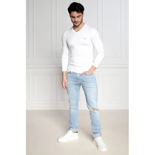 T-shirt męski Guess z długim rękawem