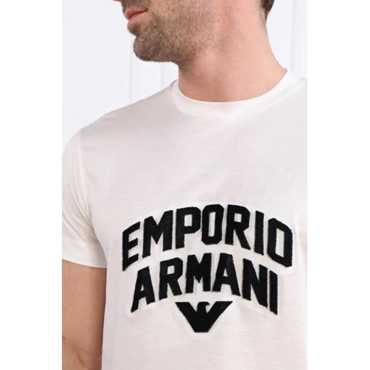 T-shirt męski Emporio Armani z napisami