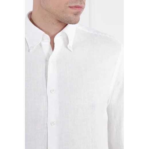 Oscar Jacobson Lniana koszula | Regular Fit Oscar Jacobson XL okazja Gomez Fashion Store