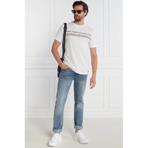 Tommy Hilfiger T-shirt CENTER CHEST STRIPE TEE | Regular Fit Tommy Hilfiger XL Gomez Fashion Store