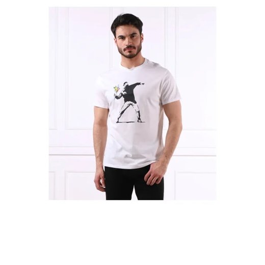 GUESS JEANS T-shirt | Regular Fit M promocja Gomez Fashion Store