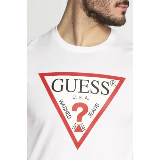 T-shirt męski Guess z długimi rękawami