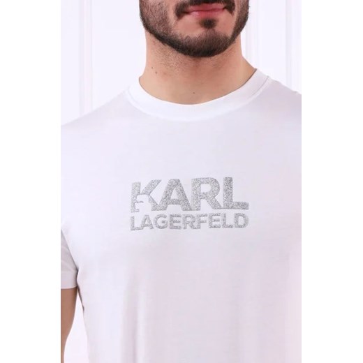 Karl Lagerfeld T-shirt CREWNECK | Regular Fit Karl Lagerfeld XL wyprzedaż Gomez Fashion Store
