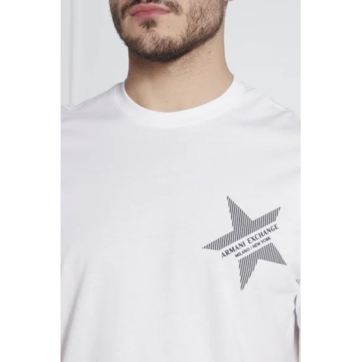 T-shirt męski Armani Exchange casual z krótkim rękawem 