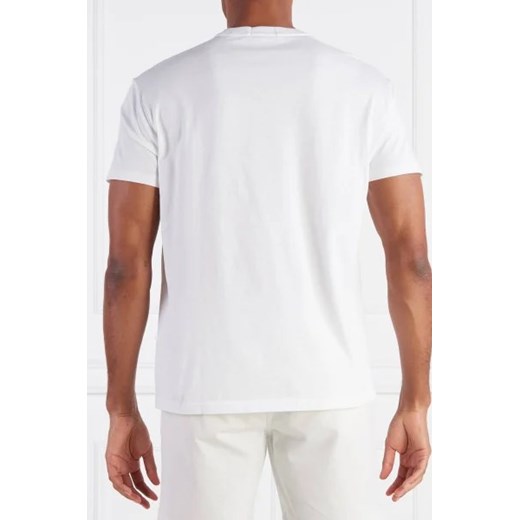 T-shirt męski biały Polo Ralph Lauren z napisem 