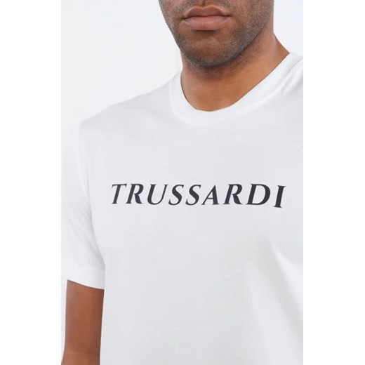 T-shirt męski Trussardi z krótkim rękawem 