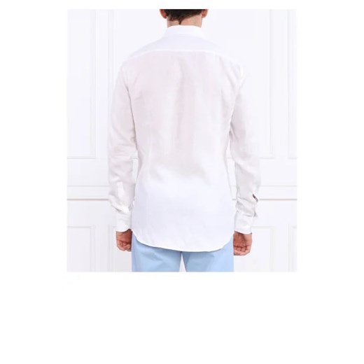 BOSS Lniana koszula H-HANK-kent-C1-214 | Slim Fit 41 okazja Gomez Fashion Store