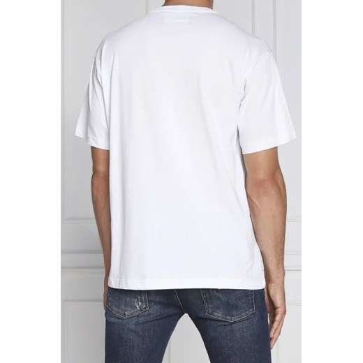 T-shirt męski biały Versace Jeans z krótkimi rękawami