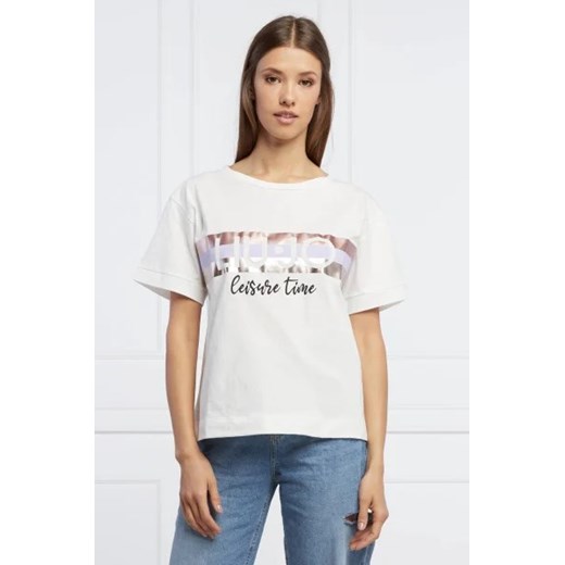 Liu Jo Rose T-shirt | Regular Fit M okazja Gomez Fashion Store