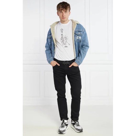 T-shirt męski Armani Exchange biały z krótkimi rękawami 