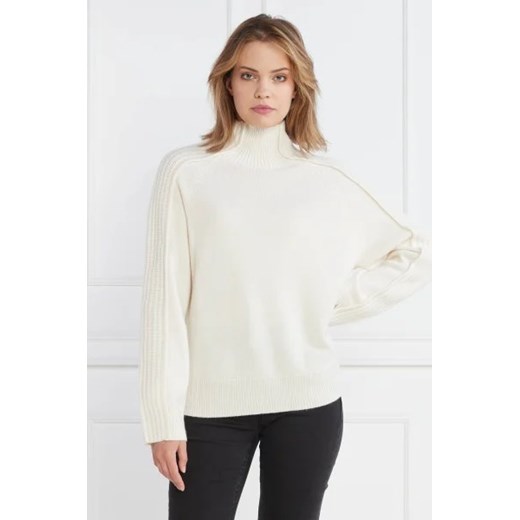 Calvin Klein Wełniany golf RECYCLED MOCK SWEATER | Regular Fit Calvin Klein L Gomez Fashion Store