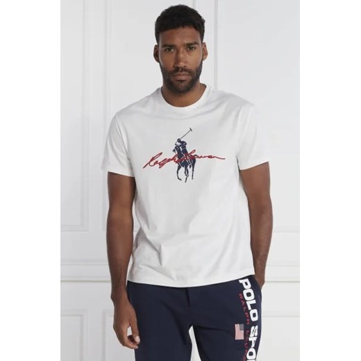 T-shirt męski Polo Ralph Lauren bawełniany z krótkim rękawem młodzieżowy 