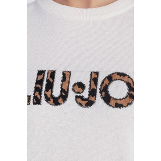 Liu Jo Sweter | Regular Fit | z dodatkiem wełny i kaszmiru Liu Jo L promocyjna cena Gomez Fashion Store