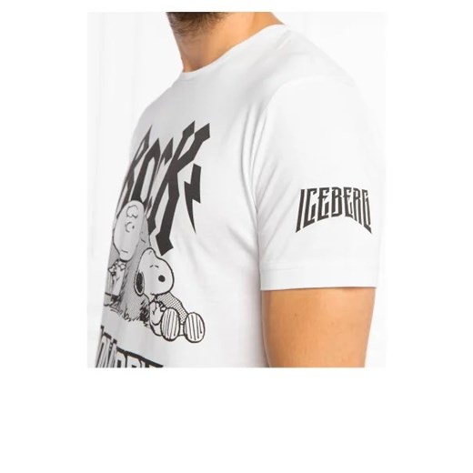 T-shirt męski Iceberg z krótkim rękawem