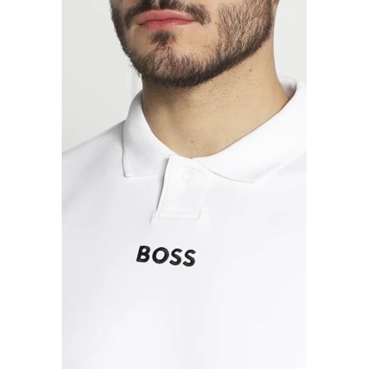 BOSS GREEN Polo Pirax Gold | Relaxed fit XL promocja Gomez Fashion Store