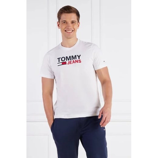 Tommy Jeans T-shirt CORP LOGO | Regular Fit Tommy Jeans XXL okazja Gomez Fashion Store