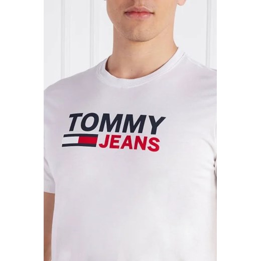 Tommy Jeans T-shirt CORP LOGO | Regular Fit Tommy Jeans L promocja Gomez Fashion Store