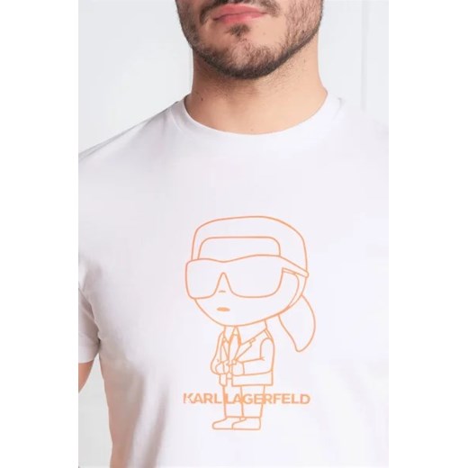 Karl Lagerfeld t-shirt męski z krótkim rękawem