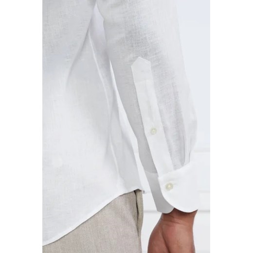 Emanuel Berg Lniana koszula bellagio | Slim Fit Emanuel Berg 39 wyprzedaż Gomez Fashion Store