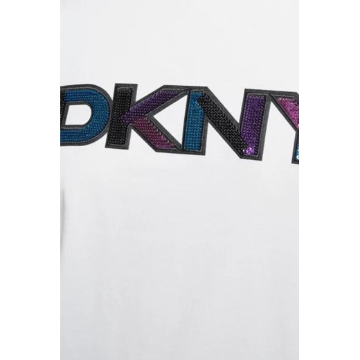 DKNY T-shirt SEQUIN | Regular Fit XS Gomez Fashion Store wyprzedaż