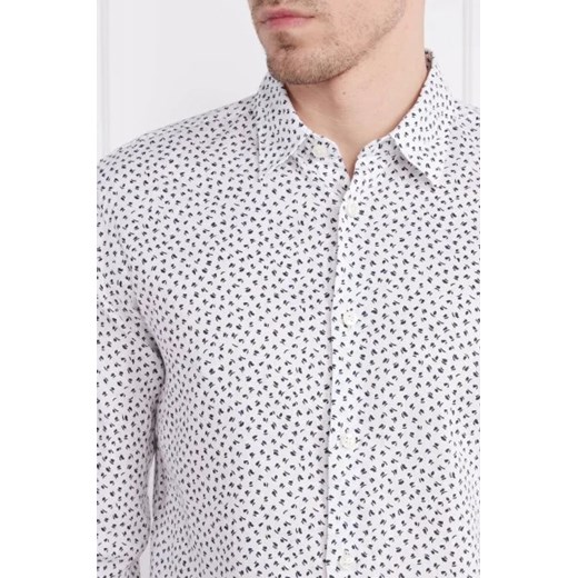 BOSS BLACK Lniana koszula Roger_F | Slim Fit S okazyjna cena Gomez Fashion Store
