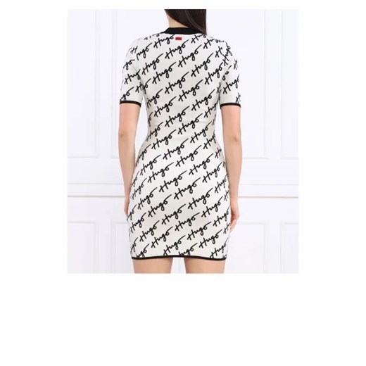 HUGO Sukienka Sloquet | z dodatkiem wełny XL Gomez Fashion Store promocyjna cena