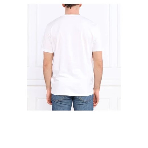 T-shirt męski Hugo Boss biały z krótkim rękawem
