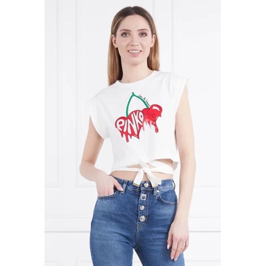 Pinko T-shirt | Cropped Fit Pinko XL Gomez Fashion Store