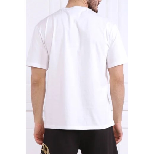 T-shirt męski biały Just Cavalli z krótkimi rękawami 