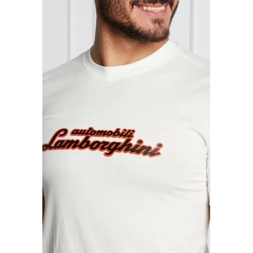 Automobili Lamborghini T-shirt | Regular Fit Automobili Lamborghini L okazja Gomez Fashion Store